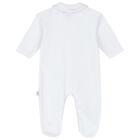 أفرول بنات بطبعة الزهور والفراولة باللون الأبيض, 1, hi-res